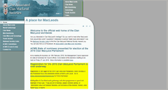 Desktop Screenshot of clanmacleod.org